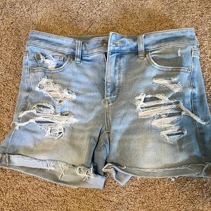 American Eagle Ripped Jean Shorts